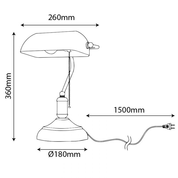 Lampada da tavolo in bachelite Blu con porta lampade E27 - immagine 2